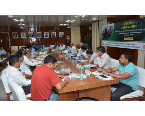 3rd Technical Meeting of HOPP held on 29th August 2019 at CSSRI Karnal