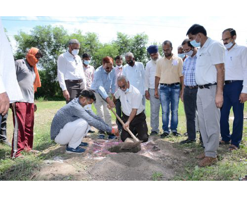 Organized Poshan Vatika Maha Abhiyan & Tree Plantation campaign at ICAR-CSSRI Karnal on 17th September 2021